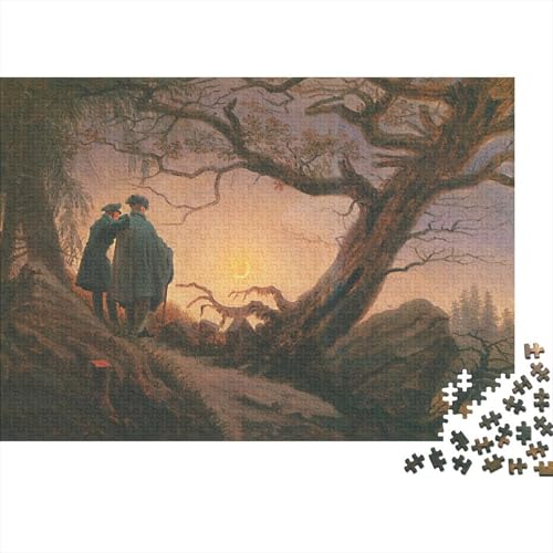 Caspar David Friedrich Holz Puzzle 1000 Teile Für Erwachsene, Museums Impossible Puzzles, Farbenfrohes Legespiel, Geschicklichkeitsspiel Für Die Ganze Familie, Weltberühmte Gemälde Puzzle Caspar David Friedrich Holz Puzzle 1000 Teile Für Erwachsene, Museums Impossible Puzzles, Farbenfrohes Legespiel, Geschicklichkeitsspiel Für Die Ganze Familie, Weltberühmte Gemälde Puzzle von XCOFG