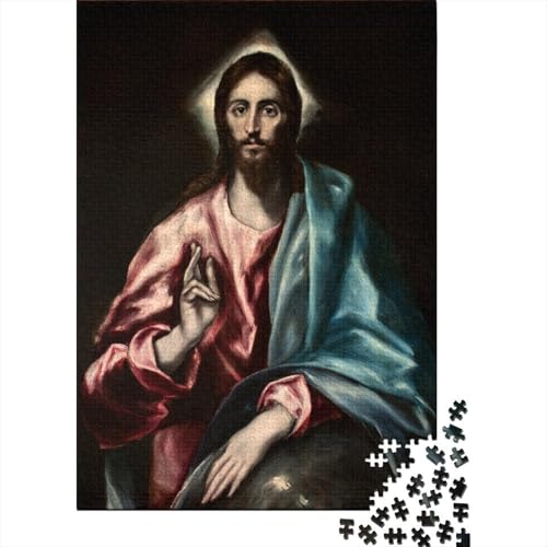 EL Greco Holz Puzzle Kunst, 1000 Teile Weltberühmte Gemälde Puzzles, Puzzlespiel Ölmalerei, Lernspiel Herausforderung Spielzeug Tolles Geschenk, Übung Für Den Geist EL Greco Holz Puzzle Kunst, 1000 Teile Weltberühmte Gemälde Puzzles, Puzzlespiel Ölmalerei, Lernspiel Herausforderung Spielzeug Tolles Geschenk, Übung Für Den Geist von XCOFG
