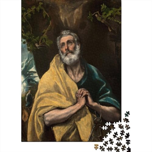 EL Greco Holz-Puzzles Museums Puzzle Für Erwachsene, Tolles Geschenk Lernspiel Spielzeug Geschenk Für Kunst Holzpuzzle 1000 Pcs EL Greco Holz-Puzzles Museums Puzzle Für Erwachsene, Tolles Geschenk Lernspiel Spielzeug Geschenk Für Kunst Holzpuzzle 1000 Pcs von XCOFG