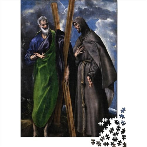 EL Greco Holz Weltberühmte Gemälde Puzzle, 1000-Teilige Ölmalerei Puzzles, Geschicklichkeitsspiel, Für Erwachsene Kunst Puzzlespiel Piele Spielzeug Geschenk EL Greco Holz Weltberühmte Gemälde Puzzle, 1000-Teilige Ölmalerei Puzzles, Geschicklichkeitsspiel, Für Erwachsene Kunst Puzzlespiel Piele Spielzeug Geschenk von XCOFG