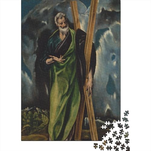 EL Greco Kunst Puzzle 1000 Teile Erwachsene, Lustige Museums Puzzles Geschenk-Idee Für Geburtstag, Weihnachten, Halloween Und Valentinstag von XCOFG