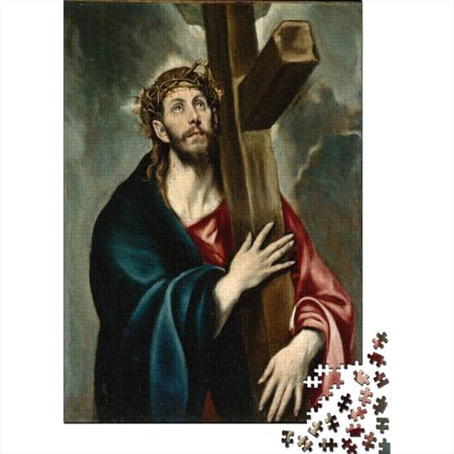 EL Greco Kunst Puzzle 1000 Teile Erwachsene, Lustige Ölmalerei Puzzles Geschenk-Idee Für Geburtstag, Weihnachten, Halloween Und Valentinstag von XCOFG