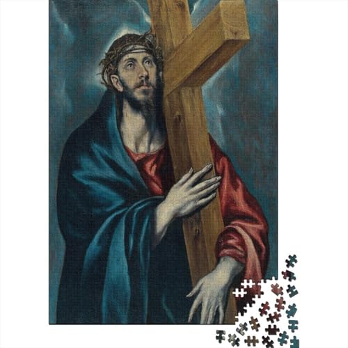 EL Greco Puzzle Spiel 1000 Teile Ölmalerei Puzzlespiel Für Erwachsene, Kunst Impossible Puzzles, Museums Holzpuzzle, Puzzler 1000 Pcs von XCOFG