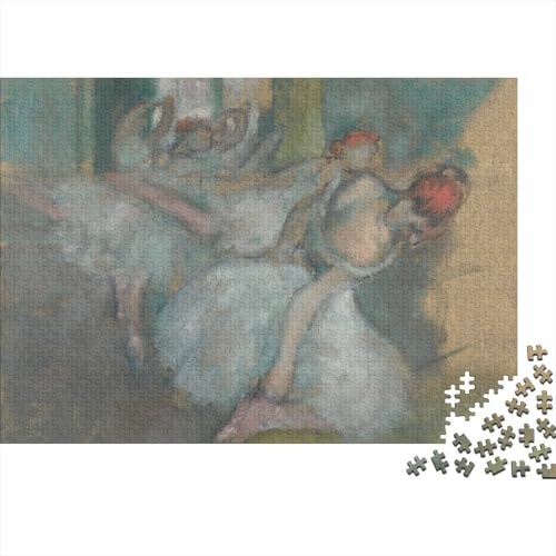 Edgar Degas Holz Puzzle 1000 Tabletten, Dekomprimierung Lernspielzeug Museums Puzzles, Exquisite Kunst Puzzlespiel, Jungen Und Mädchen Weltberühmte Gemälde Puzzles von XCOFG
