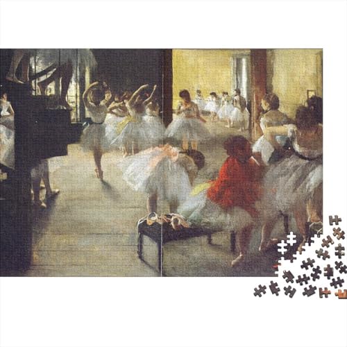 Edgar Degas Kunst Puzzle 1000 Teile Erwachsene, Lustige Museums Puzzles Geschenk-Idee Für Geburtstag, Weihnachten, Halloween Und Valentinstag von XCOFG