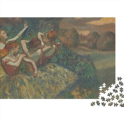 Edgar Degas Ölmalerei Puzzle 1000 Teile Erwachsene, Lustige Museums Puzzles Geschenk-Idee Für Geburtstag, Weihnachten, Halloween Und Valentinstag von XCOFG