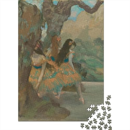 Edgar Degas Puzzle Spiel 1000 Teile Ölmalerei Puzzlespiel Für Erwachsene, Museums Impossible Puzzles, Kunst Holzpuzzle, Puzzler 1000 Pcs von XCOFG
