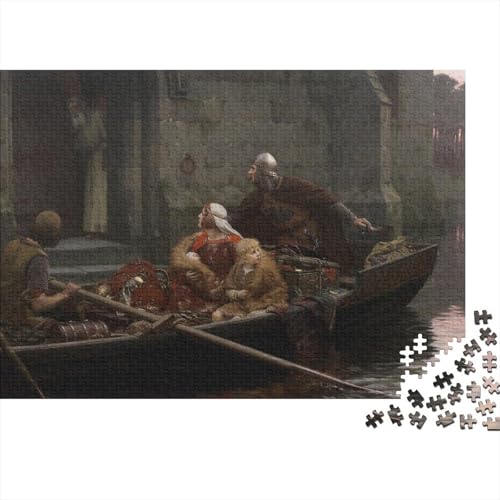 Edmund Blair Leighton Holz Puzzle 1000 Teile Für Erwachsene, Museums Impossible Puzzles, Farbenfrohes Legespiel, Geschicklichkeitsspiel Für Die Ganze Familie, Kunst Puzzle Edmund Blair Leighton Holz Puzzle 1000 Teile Für Erwachsene, Museums Impossible Puzzles, Farbenfrohes Legespiel, Geschicklichkeitsspiel Für Die Ganze Familie, Kunst Puzzle von XCOFG