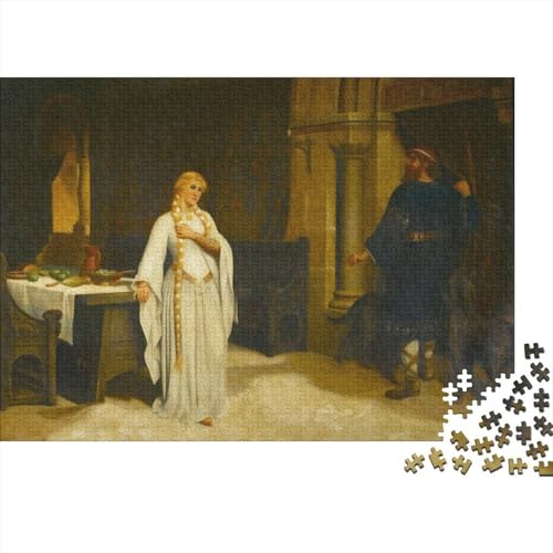 Edmund Blair Leighton Ölmalerei Puzzle 1000 Teile Erwachsene, Lustige Weltberühmte Gemälde Puzzles Geschenk-Idee Für Geburtstag, Weihnachten, Halloween Und Valentinstag von XCOFG