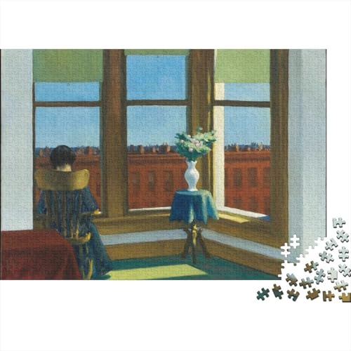 Edward Hopper Holz Ölmalerei Puzzle, 1000-Teilige Museums Puzzles, Geschicklichkeitsspiel, Für Erwachsene Kunst Puzzlespiel Piele Spielzeug Geschenk Edward Hopper Holz Ölmalerei Puzzle, 1000-Teilige Museums Puzzles, Geschicklichkeitsspiel, Für Erwachsene Kunst Puzzlespiel Piele Spielzeug Geschenk von XCOFG