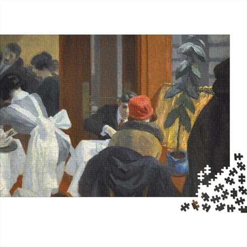 Edward Hopper Holz Puzzle 1000 Teile Für Erwachsene, Weltberühmte Gemälde Impossible Puzzles, Farbenfrohes Legespiel, Geschicklichkeitsspiel Für Die Ganze Familie, Ölmalerei Puzzle Edward Hopper Holz Puzzle 1000 Teile Für Erwachsene, Weltberühmte Gemälde Impossible Puzzles, Farbenfrohes Legespiel, Geschicklichkeitsspiel Für Die Ganze Familie, Ölmalerei Puzzle von XCOFG