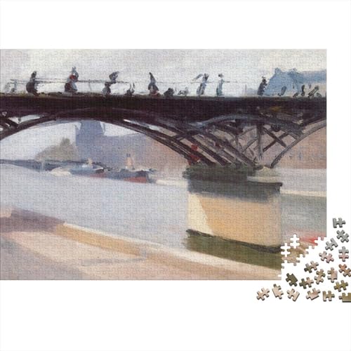 Edward Hopper Ölmalerei 1000 Stück Puzzle Für Erwachsene Puzzlespiel 1000 Teile Große Kunst Puzzles Lernspiel Spielzeug Geschenk Für Die Wanddekoration von XCOFG