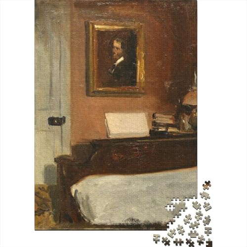 Edward Hopper Puzzle, Ölmalerei Holzpuzzle, Museums Puzzles 1000 Teile, Kunst Puzzlespiel, Gehirntraining Spielzeug Für Kinder, Impossible Puzzles von XCOFG