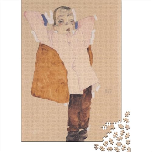 Egon Schiele Museums 1000 Teile Puzzle Für Teenager Erwachsene, Ölmalerei Holz Puzzle, Lustige Kunst Puzzles Piele, Impossible Puzzlespiel Für Die Ganze Familie Egon Schiele Museums 1000 Teile Puzzle Für Teenager Erwachsene, Ölmalerei Holz Puzzle, Lustige Kunst Puzzles Piele, Impossible Puzzlespiel Für Die Ganze Familie von XCOFG