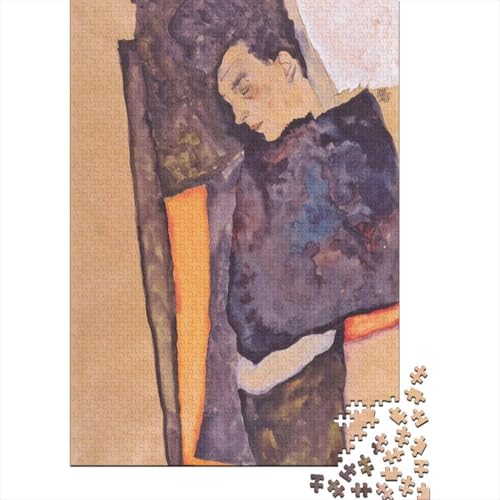Egon Schiele Museums Puzzle 1000 Teile Erwachsene, Lustige Ölmalerei Puzzles Geschenk-Idee Für Geburtstag, Weihnachten, Halloween Und Valentinstag von XCOFG