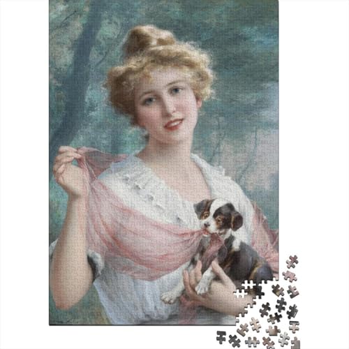 Émile Vernon Puzzle Spiel 1000 Teile Ölmalerei Puzzlespiel Für Erwachsene, Kunst Impossible Puzzles, Weltberühmte Gemälde Holzpuzzle, Puzzler 1000 Pcs von XCOFG