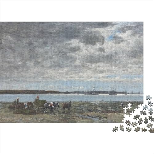 Eugene_Boudin_Brest_la_Rade_recolte_du_varech Holz Puzzle 1000 Teile Puzzles Für Erwachsene Lernspiel Herausforderungsspielzeug,Übung Für Den Geist, 1000 Teilige Puzzlespiel 1000 Pcs Eugene_Boudin_Brest_la_Rade_recolte_du_varech Holz Puzzle 1000 Teile Puzzles Für Erwachsene Lernspiel Herausforderungsspielzeug,Übung Für Den Geist, 1000 Teilige Puzzlespiel 1000 Pcs von XCOFG
