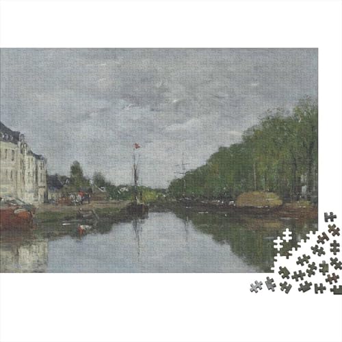 Eugene_Boudin_Bruxelles_le_Canal_de_lallee_Verte Holz Puzzle 1000 Teile Puzzles Für Erwachsene Lernspiel Herausforderungsspielzeug,Übung Für Den Geist, 1000 Teilige Puzzlespiel 1000 Pcs Eugene_Boudin_Bruxelles_le_Canal_de_lallee_Verte Holz Puzzle 1000 Teile Puzzles Für Erwachsene Lernspiel Herausforderungsspielzeug,Übung Für Den Geist, 1000 Teilige Puzzlespiel 1000 Pcs von XCOFG