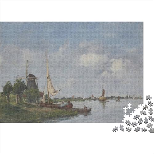 Eugène Boudin Holz Kunst Puzzle, 1000-Teilige Museums Puzzles, Geschicklichkeitsspiel, Für Erwachsene Ölmalerei Puzzlespiel Piele Spielzeug Geschenk Eugène Boudin Holz Kunst Puzzle, 1000-Teilige Museums Puzzles, Geschicklichkeitsspiel, Für Erwachsene Ölmalerei Puzzlespiel Piele Spielzeug Geschenk von XCOFG