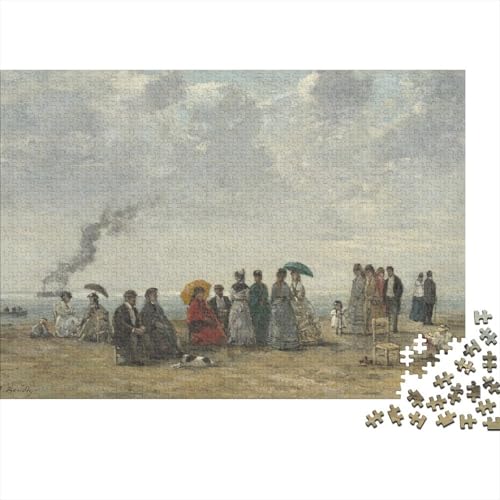 Eugène Boudin Holz Puzzle 1000 Teile Für Erwachsene, Museums Impossible Puzzles, Farbenfrohes Legespiel, Geschicklichkeitsspiel Für Die Ganze Familie, Kunst Puzzle Eugène Boudin Holz Puzzle 1000 Teile Für Erwachsene, Museums Impossible Puzzles, Farbenfrohes Legespiel, Geschicklichkeitsspiel Für Die Ganze Familie, Kunst Puzzle von XCOFG