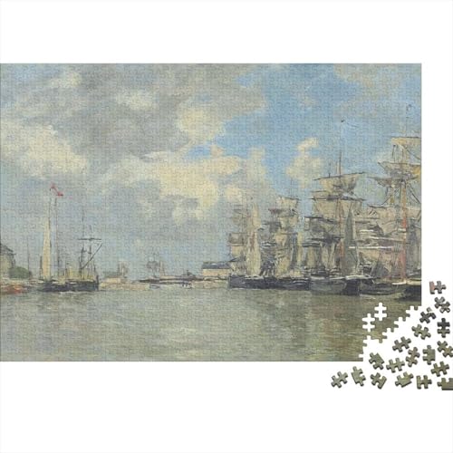 Eugène Boudin Holz Puzzle 1000 Teile Puzzles Für Erwachsene Lernspiel Herausforderungsspielzeug,Übung Für Den Geist, 1000 Teilige Puzzlespiel 1000 Pcs Eugène Boudin Holz Puzzle 1000 Teile Puzzles Für Erwachsene Lernspiel Herausforderungsspielzeug,Übung Für Den Geist, 1000 Teilige Puzzlespiel 1000 Pcs von XCOFG