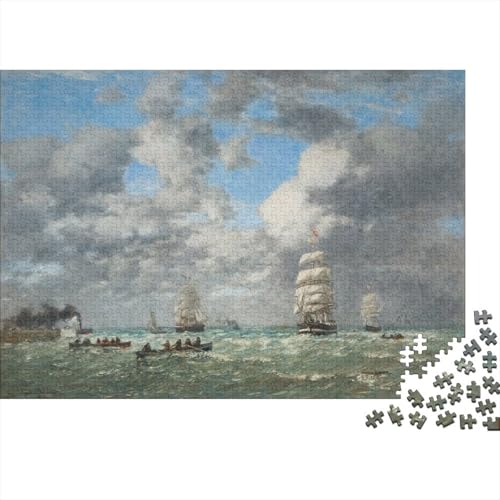 Eugène Boudin Holz-Puzzles Museums Puzzle Für Erwachsene, Tolles Geschenk Lernspiel Spielzeug Geschenk Für Ölmalerei Holzpuzzle 1000 Pcs Eugène Boudin Holz-Puzzles Museums Puzzle Für Erwachsene, Tolles Geschenk Lernspiel Spielzeug Geschenk Für Ölmalerei Holzpuzzle 1000 Pcs von XCOFG