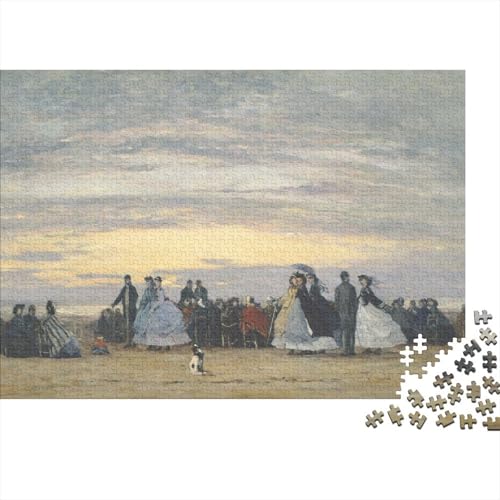 Eugène Boudin Ölmalerei Puzzle 1000 Teile Erwachsene, Lustige Kunst Puzzles Geschenk-Idee Für Geburtstag, Weihnachten, Halloween Und Valentinstag von XCOFG
