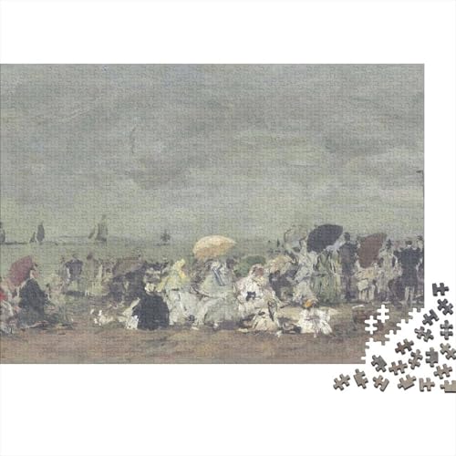 Eugène Boudin Puzzle, Kunst Holzpuzzle, Museums Puzzles 1000 Teile, Ölmalerei Puzzlespiel, Gehirntraining Spielzeug Für Kinder, Impossible Puzzles von XCOFG