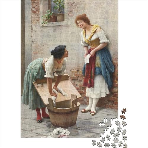 Eugene De Blaas Holz Puzzle 1000 Teile Für Erwachsene, Kunst Impossible Puzzles, Farbenfrohes Legespiel, Geschicklichkeitsspiel Für Die Ganze Familie, Ölmalerei Puzzle Eugene De Blaas Holz Puzzle 1000 Teile Für Erwachsene, Kunst Impossible Puzzles, Farbenfrohes Legespiel, Geschicklichkeitsspiel Für Die Ganze Familie, Ölmalerei Puzzle von XCOFG
