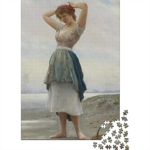 Eugene De Blaas Holz Puzzle Ölmalerei, 1000 Teile Kunst Puzzles, Puzzlespiel Museums, Lernspiel Herausforderung Spielzeug Tolles Geschenk, Übung Für Den Geist von XCOFG