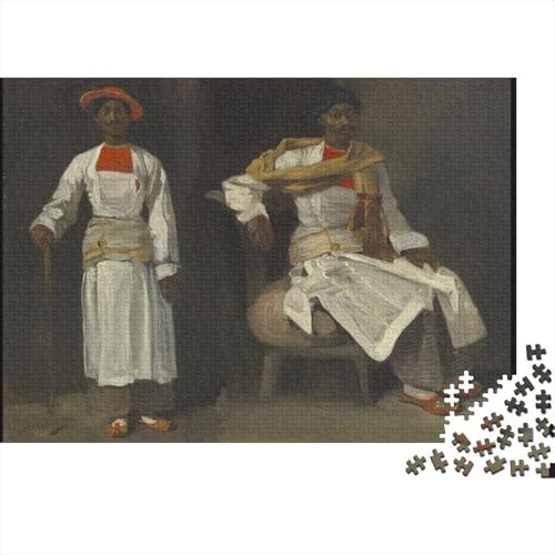 Eugène Delacroix Puzzle, Ölmalerei Holzpuzzle, Museums Puzzles 1000 Teile, Kunst Puzzlespiel, Gehirntraining Spielzeug Für Kinder, Impossible Puzzles von XCOFG