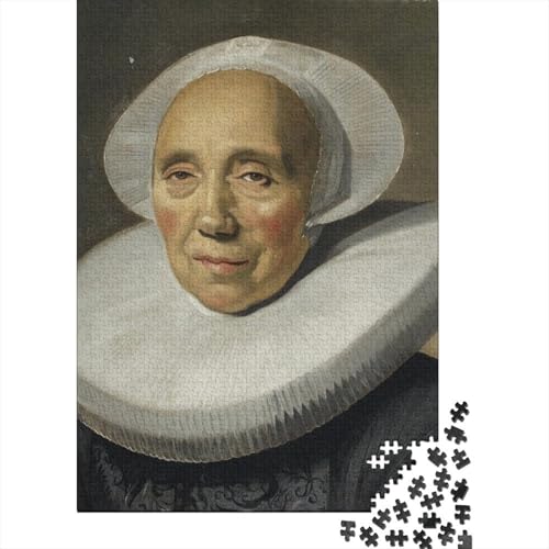 Frans Hals Ölmalerei Puzzle 1000 Teile Erwachsene, Lustige Museums Puzzles Geschenk-Idee Für Geburtstag, Weihnachten, Halloween Und Valentinstag von XCOFG