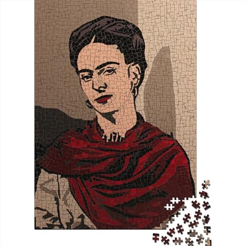 Frida Holz-Puzzles Ölmalerei Puzzle Für Erwachsene, Tolles Geschenk Lernspiel Spielzeug Geschenk Für Kunst Holzpuzzle 1000 Pcs Frida Holz-Puzzles Ölmalerei Puzzle Für Erwachsene, Tolles Geschenk Lernspiel Spielzeug Geschenk Für Kunst Holzpuzzle 1000 Pcs von XCOFG