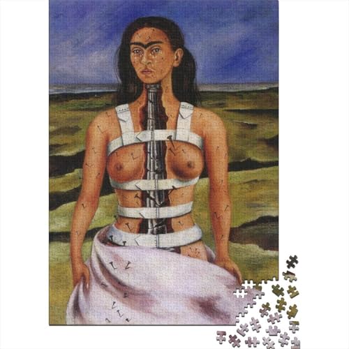 Frida Puzzle 1000 Teile Kunst Puzzles Für Erwachsene Klassische Puzzles Museums Puzzlespiel Schwer Pädagogisches Spielzeug 1000 Pcs von XCOFG