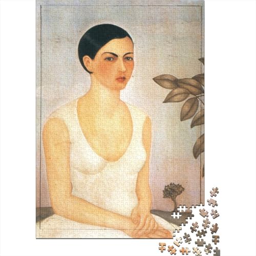 Frida Puzzle Spiel 1000 Teile Museums Puzzlespiel Für Erwachsene, Weltberühmte Gemälde Impossible Puzzles, Ölmalerei Holzpuzzle, Puzzler 1000 Pcs von XCOFG