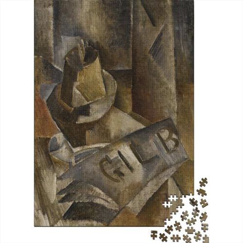 Georges Braque Holz Puzzle 1000 Teile, Ölmalerei Puzzles, Lernspiel Herausforderung Spielzeug Weltberühmte Gemälde Puzzle, Übung Für Den Geist, Kunst Puzzlespiel 1000 Pcs von XCOFG