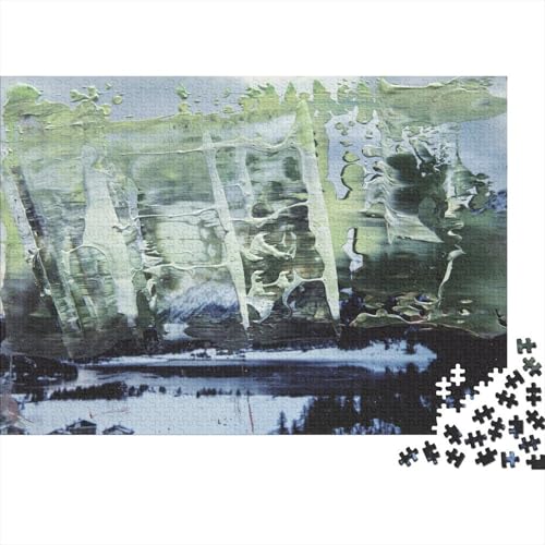 Gerhard Richter Holz Puzzle 1000 Teile Für Erwachsene, Kunst Impossible Puzzles, Farbenfrohes Legespiel, Geschicklichkeitsspiel Für Die Ganze Familie, Ölmalerei Puzzle Gerhard Richter Holz Puzzle 1000 Teile Für Erwachsene, Kunst Impossible Puzzles, Farbenfrohes Legespiel, Geschicklichkeitsspiel Für Die Ganze Familie, Ölmalerei Puzzle von XCOFG