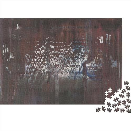 Gerhard Richter Museums Puzzle 1000 Teile Erwachsene, Lustige Kunst Puzzles Geschenk-Idee Für Geburtstag, Weihnachten, Halloween Und Valentinstag von XCOFG