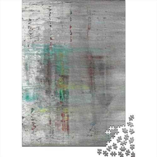 Gerhard Richter Puzzle Spiel 1000 Teile Kunst Puzzlespiel Für Erwachsene, Museums Impossible Puzzles, Ölmalerei Holzpuzzle, Puzzler 1000 Pcs von XCOFG