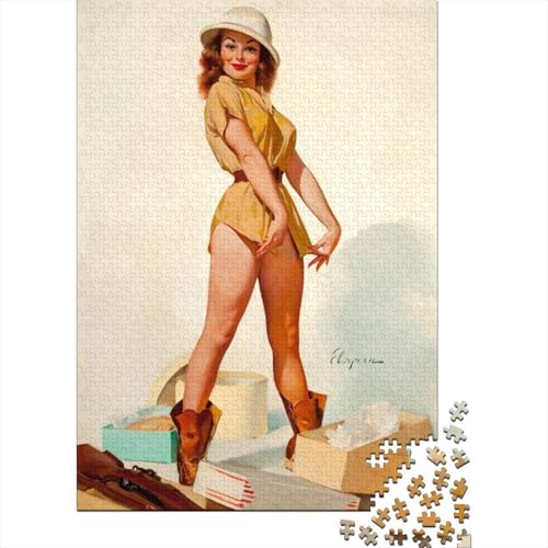 Gil Elvgren Holz Puzzle 1000 Tabletten, Dekomprimierung Lernspielzeug Pin-up Puzzles, Exquisite Illustration Puzzlespiel, Jungen Und Mädchen Kunst Puzzles Gil Elvgren Holz Puzzle 1000 Tabletten, Dekomprimierung Lernspielzeug Pin-up Puzzles, Exquisite Illustration Puzzlespiel, Jungen Und Mädchen Kunst Puzzles von XCOFG