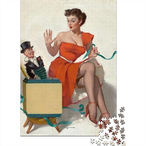Gil Elvgren Holz-Puzzles Museums Puzzle Für Erwachsene, Tolles Geschenk Lernspiel Spielzeug Geschenk Für Illustration Holzpuzzle 1000 Pcs Gil Elvgren Holz-Puzzles Museums Puzzle Für Erwachsene, Tolles Geschenk Lernspiel Spielzeug Geschenk Für Illustration Holzpuzzle 1000 Pcs von XCOFG