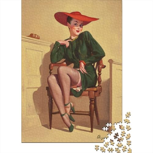 Gil Elvgren Puzzle Spiel 1000 Teile Museums Puzzlespiel Für Erwachsene, Kunst Impossible Puzzles, Illustration Holzpuzzle, Puzzler 1000 Pcs Gil Elvgren Puzzle Spiel 1000 Teile Museums Puzzlespiel Für Erwachsene, Kunst Impossible Puzzles, Illustration Holzpuzzle, Puzzler 1000 Pcs von XCOFG