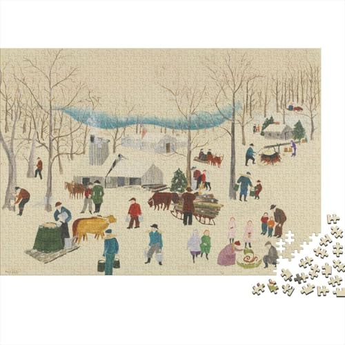 Grandma Moses Holz Puzzle 1000 Teile Puzzles Für Erwachsene Lernspiel Herausforderungsspielzeug,Übung Für Den Geist, 1000 Teilige Puzzlespiel 1000 Pcs Grandma Moses Holz Puzzle 1000 Teile Puzzles Für Erwachsene Lernspiel Herausforderungsspielzeug,Übung Für Den Geist, 1000 Teilige Puzzlespiel 1000 Pcs von XCOFG