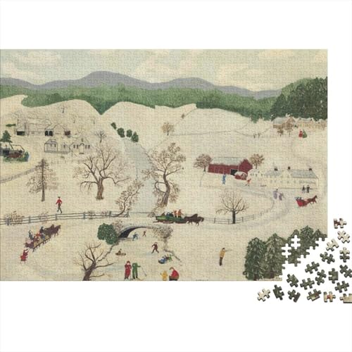 Grandma Moses Weltberühmte Gemälde Holz-Puzzle, Impossible Puzzle, Kunst Puzzles Für Erwachsene, Ölmalerei Puzzles, Puzzlespiel Für Jugendliche Puzzel 1000 Pcs Grandma Moses Weltberühmte Gemälde Holz-Puzzle, Impossible Puzzle, Kunst Puzzles Für Erwachsene, Ölmalerei Puzzles, Puzzlespiel Für Jugendliche Puzzel 1000 Pcs von XCOFG