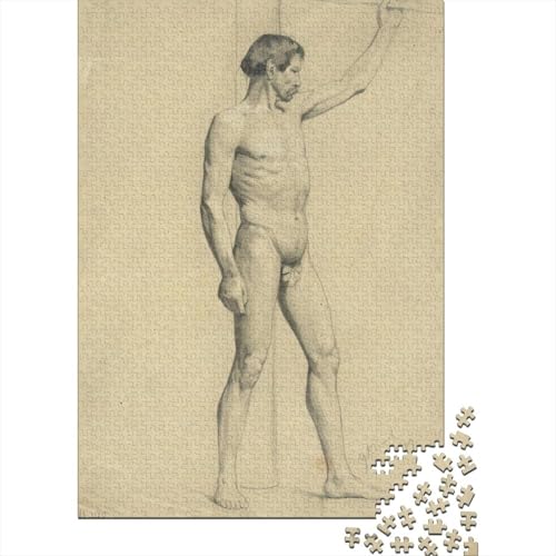 Gustav Klimt Holz-Puzzles Kunst Puzzle Für Erwachsene, Tolles Geschenk Lernspiel Spielzeug Geschenk Für Druckgrafik Holzpuzzle 1000 Pcs von XCOFG