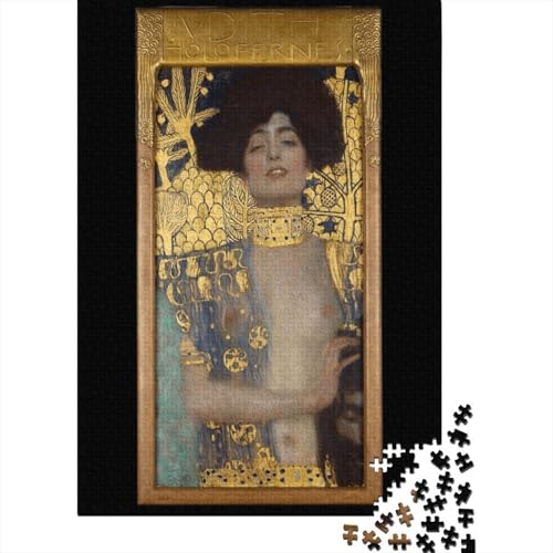 Gustav Klimt Ölmalerei Puzzle 1000 Teile Erwachsene, Lustige Kunst Puzzles Geschenk-Idee Für Geburtstag, Weihnachten, Halloween Und Valentinstag Gustav Klimt Ölmalerei Puzzle 1000 Teile Erwachsene, Lustige Kunst Puzzles Geschenk-Idee Für Geburtstag, Weihnachten, Halloween Und Valentinstag von XCOFG