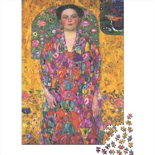 Gustav Klimt Puzzle Spiel 1000 Teile Museums Puzzlespiel Für Erwachsene, Ölmalerei Impossible Puzzles, Kunst Holzpuzzle, Puzzler 1000 Pcs von XCOFG