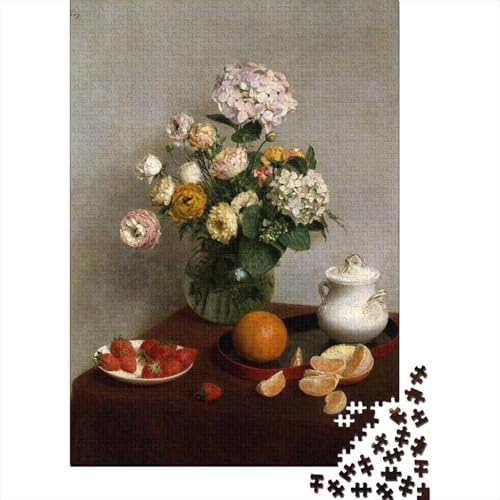 Henri Fantin-Latour Holz Puzzle 1000 Teile Für Erwachsene, Museums Impossible Puzzles, Farbenfrohes Legespiel, Geschicklichkeitsspiel Für Die Ganze Familie, Kunst Puzzle Henri Fantin-Latour Holz Puzzle 1000 Teile Für Erwachsene, Museums Impossible Puzzles, Farbenfrohes Legespiel, Geschicklichkeitsspiel Für Die Ganze Familie, Kunst Puzzle von XCOFG