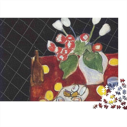 Henri Matisse Holz Kunst Puzzle, 1000-Teilige Ölmalerei Puzzles, Geschicklichkeitsspiel, Für Erwachsene Museums Puzzlespiel Piele Spielzeug Geschenk von XCOFG