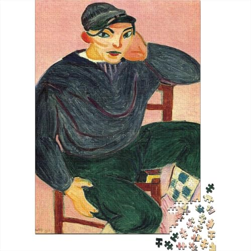 Henri Matisse Holz Puzzle 1000 Teile Für Erwachsene, Museums Impossible Puzzles, Farbenfrohes Legespiel, Geschicklichkeitsspiel Für Die Ganze Familie, Weltberühmte Gemälde Puzzle von XCOFG